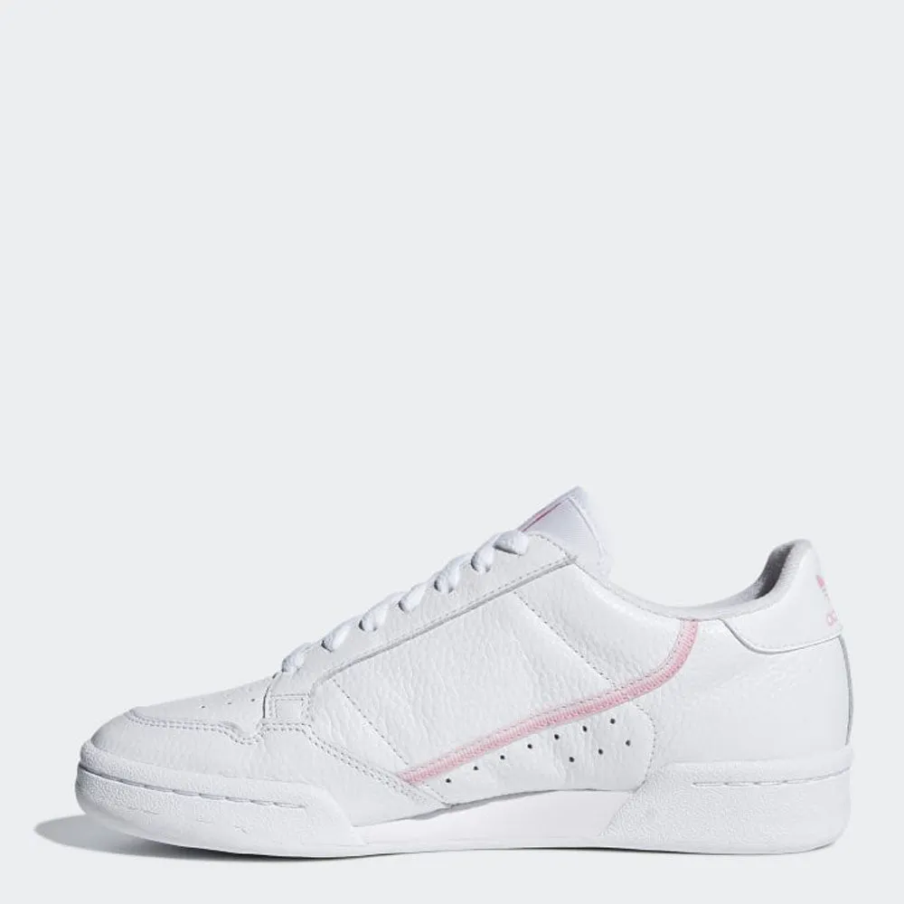 Scarpe Donna ADIDAS Sneakers linea Continental 80 Bianco e Rosa