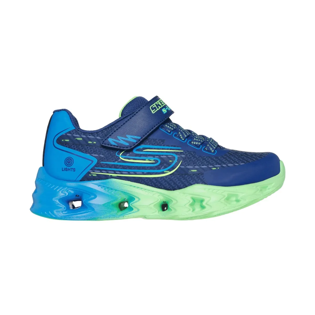 Skechers Boy's (Preschool) 400604LNVBL S-Lights: Vortex 2.0 - Quantroid Navy/Blue