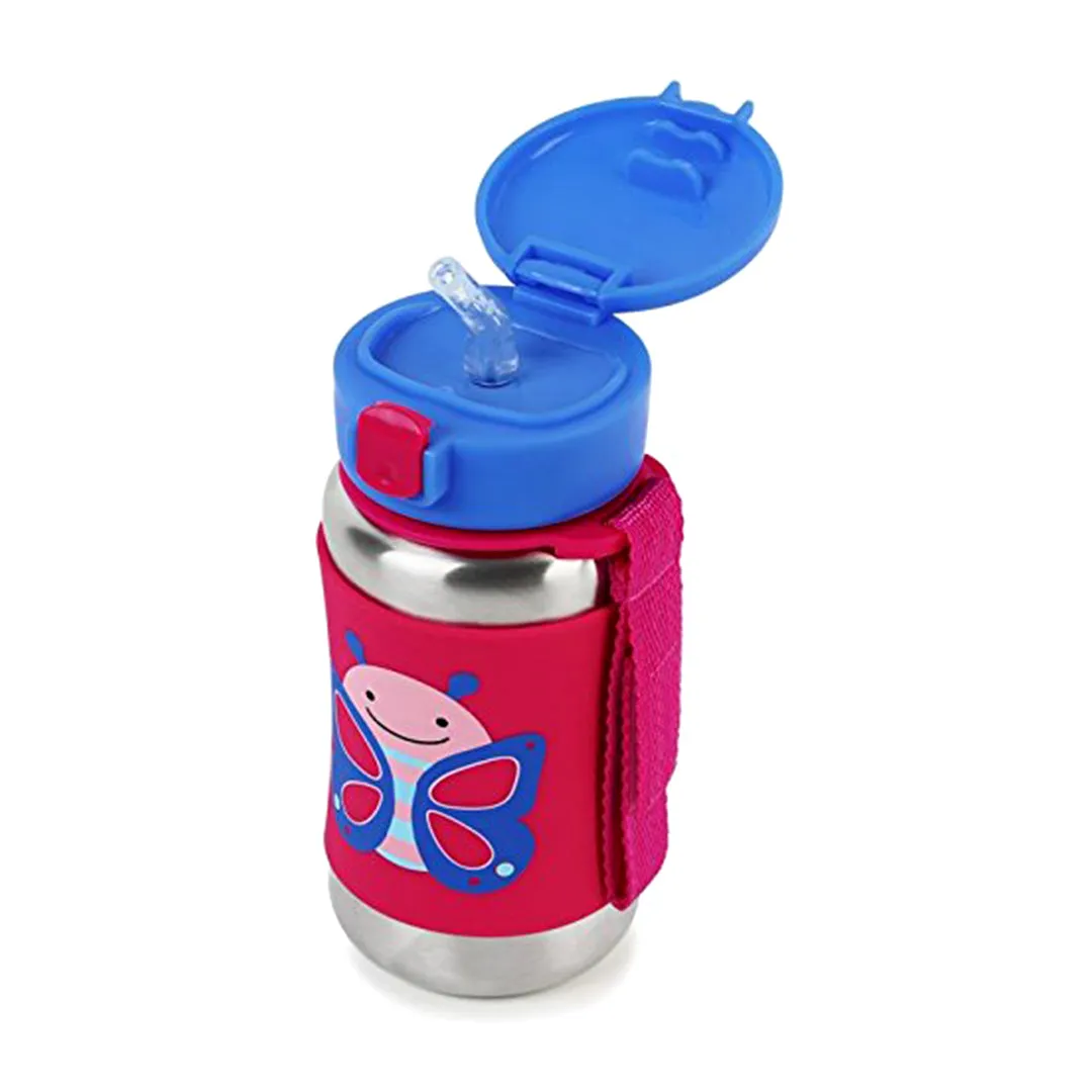 Skip Hop SS Sipper Zoo Stainless Steel Sports Bottle (3 to 6 Years)