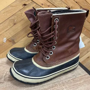 Sorel - Women's Insulated leather boots - MSRP $190: Dark brown-women-W7.5