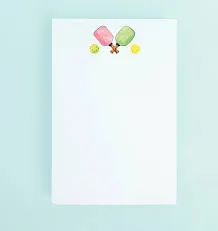 Sports Notepad - Golf, Tennis, Pickle