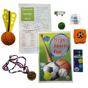 Sports Party Mega Fun Favor Bag - 1 Each