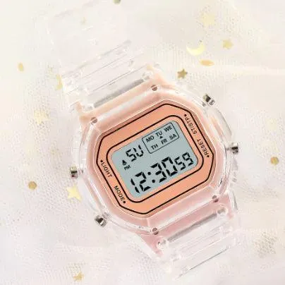 Square LED Digital Watch