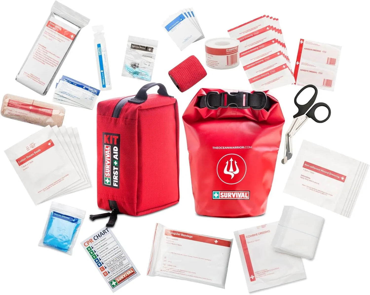 Survival Ocean Warrior First Aid Kit - 2024