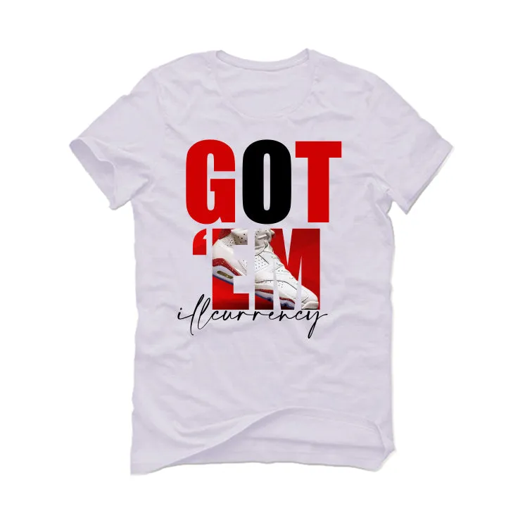 The Air Jordan 6 “Red Oreo” | ILLCURRENCY White T-Shirt (Got Em)