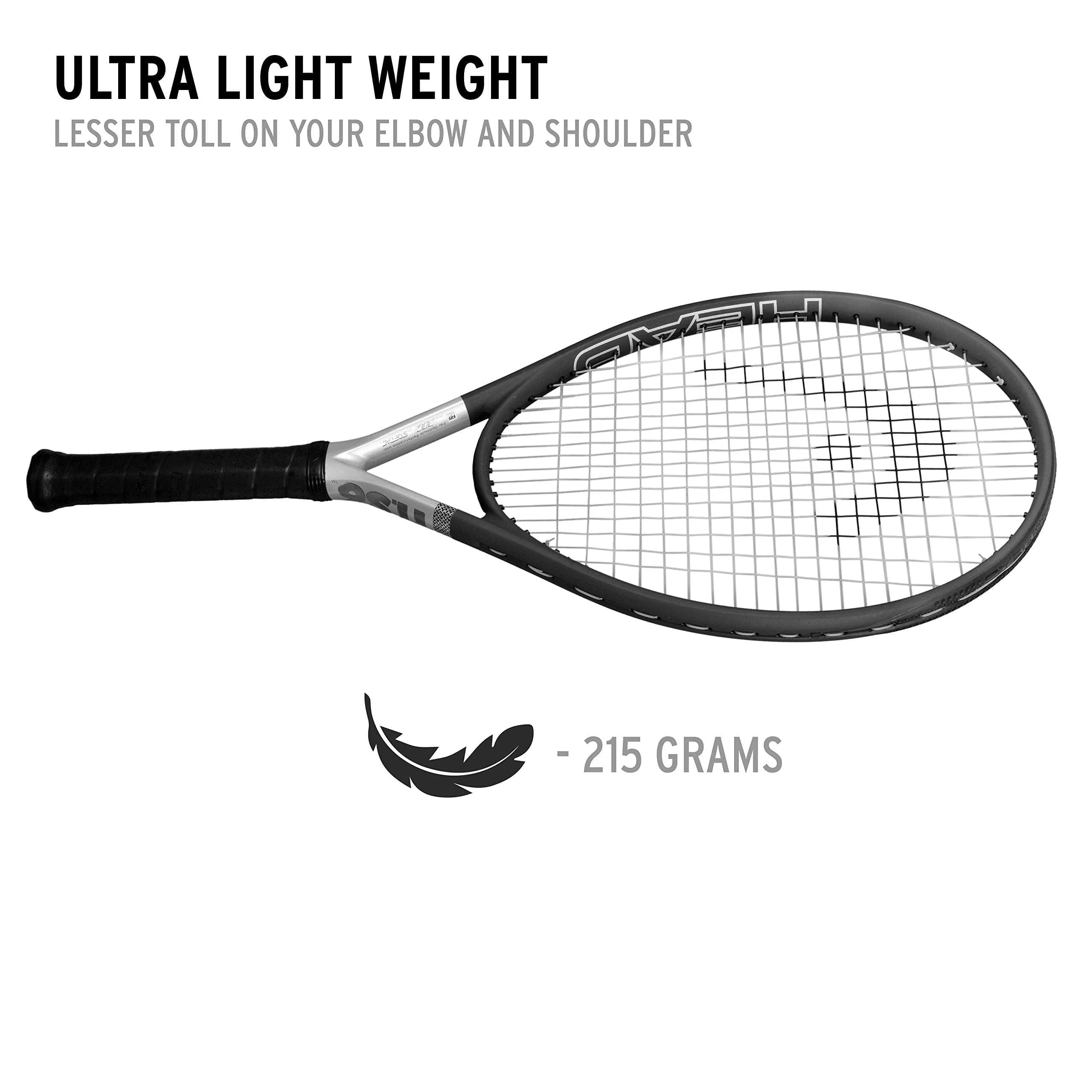 TI S6 Graphite-Titanium Tennis Racquet | Colour - Grey (Strung)