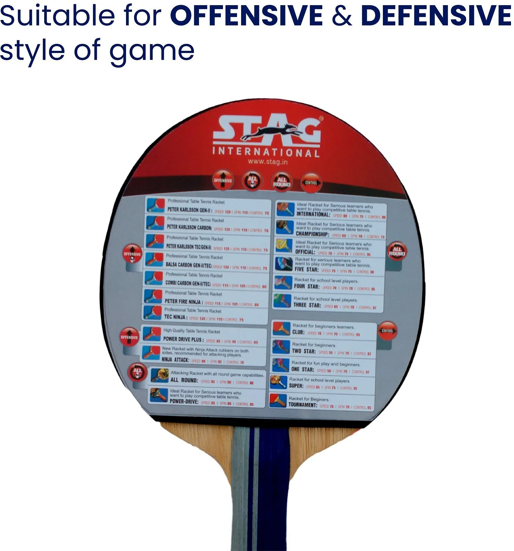 Tournament Table Tennis Racquet