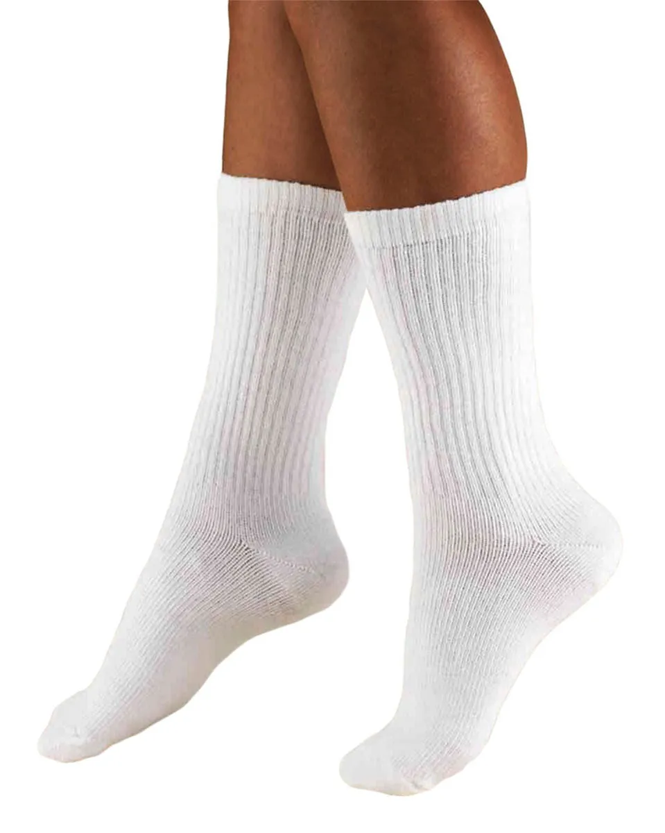 TRUFORM Men's Crew Length Athletic Socks 15-20 mmHg