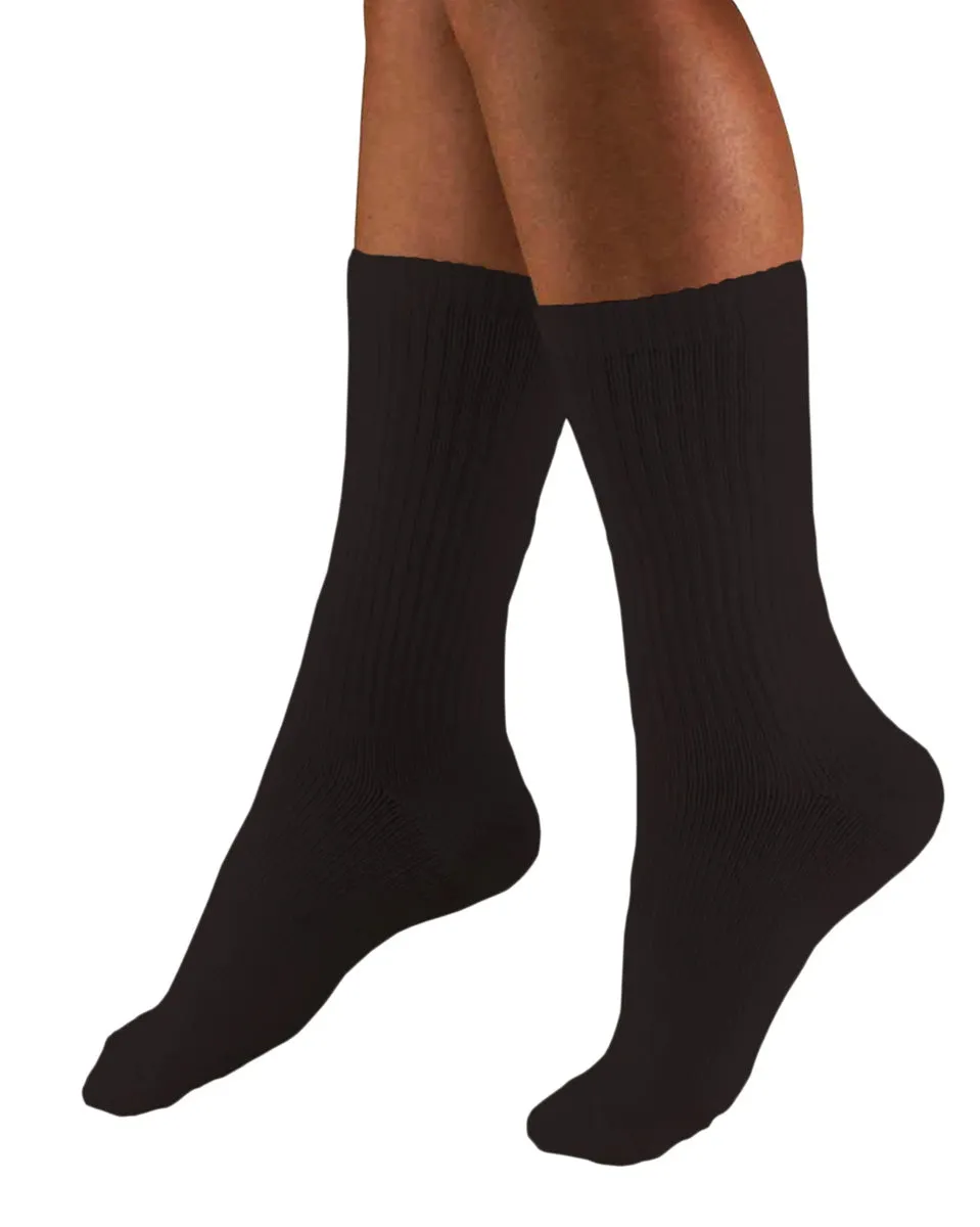 TRUFORM Men's Crew Length Athletic Socks 15-20 mmHg