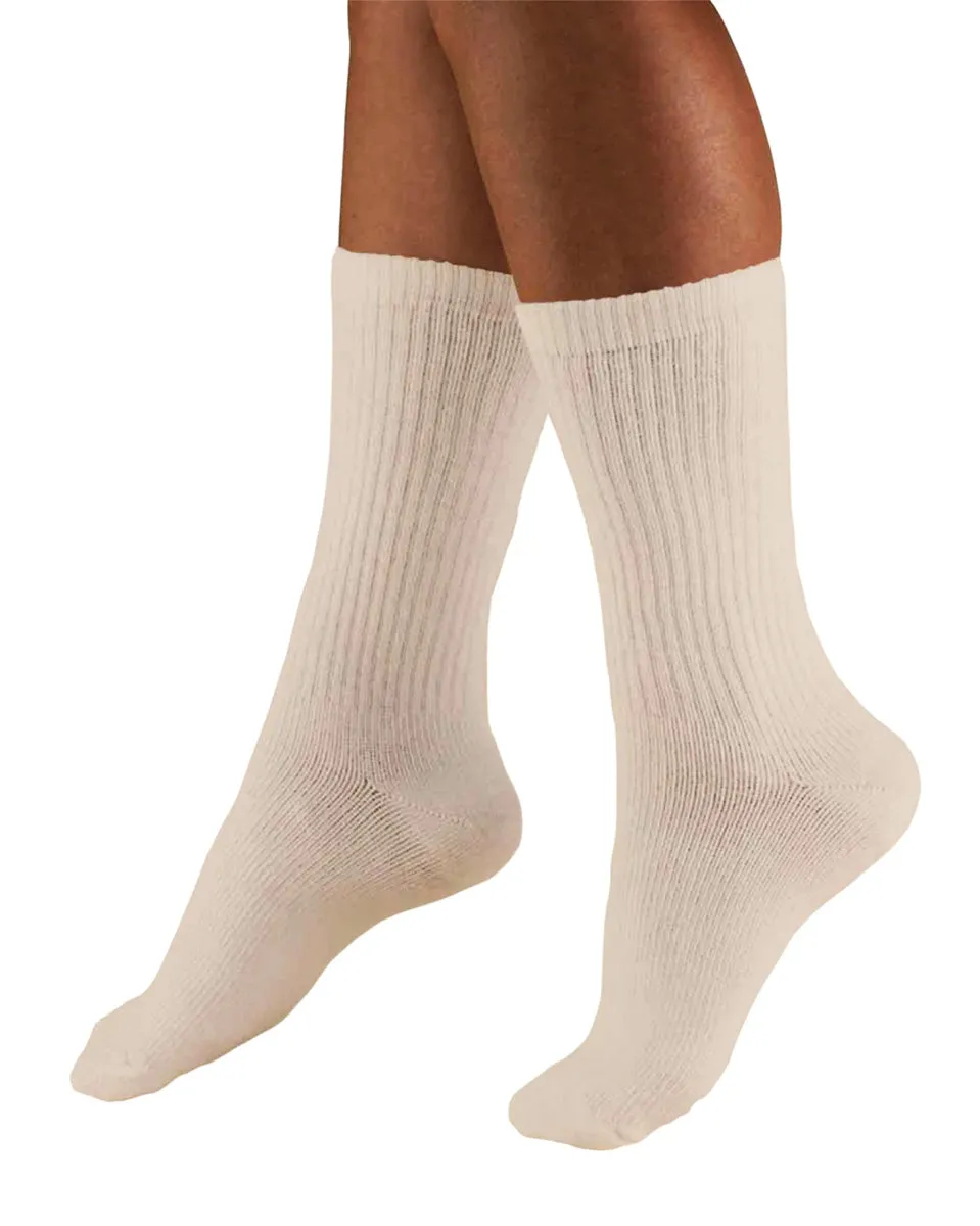 TRUFORM Men's Crew Length Athletic Socks 15-20 mmHg