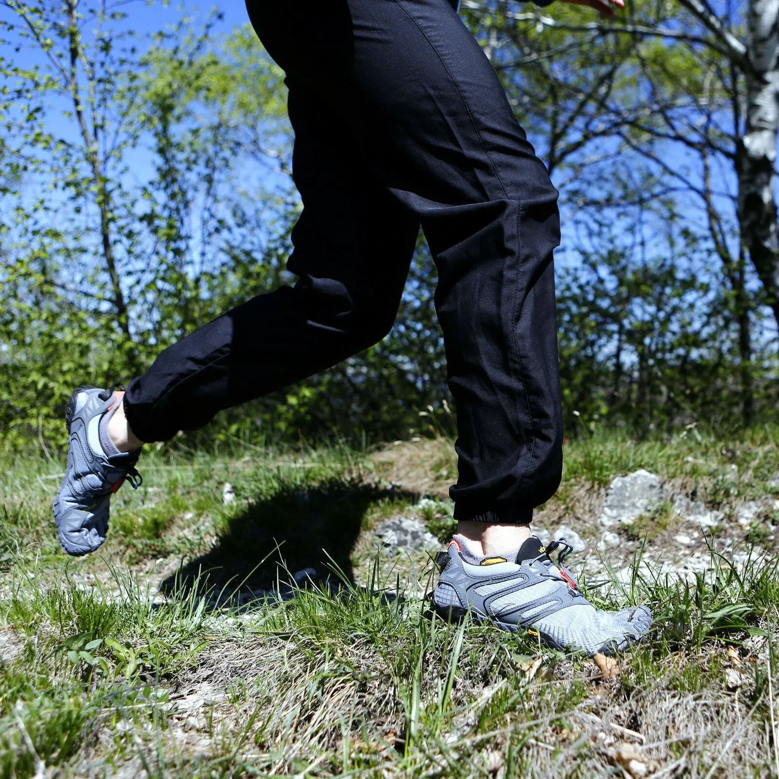 Vibram Ladies V-Run Running & Training Shoes With Five Fingers Barefoot Feel