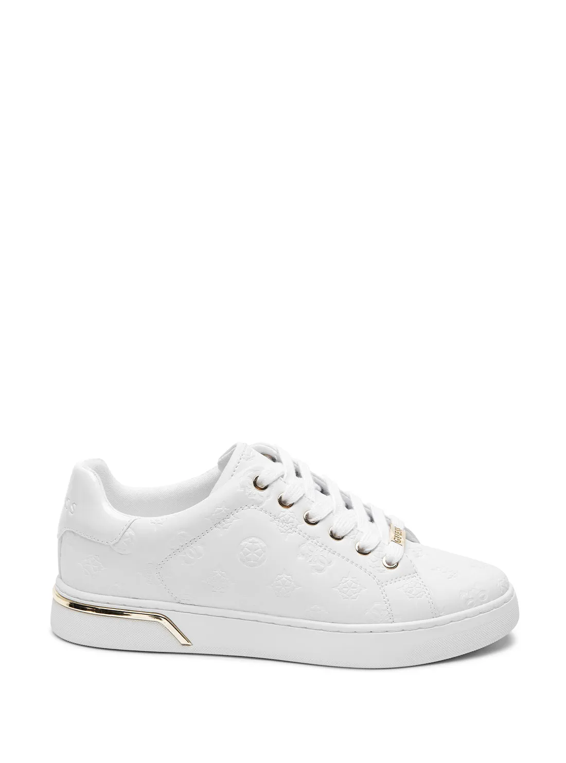 White Peony Logo Rollin Sneakers