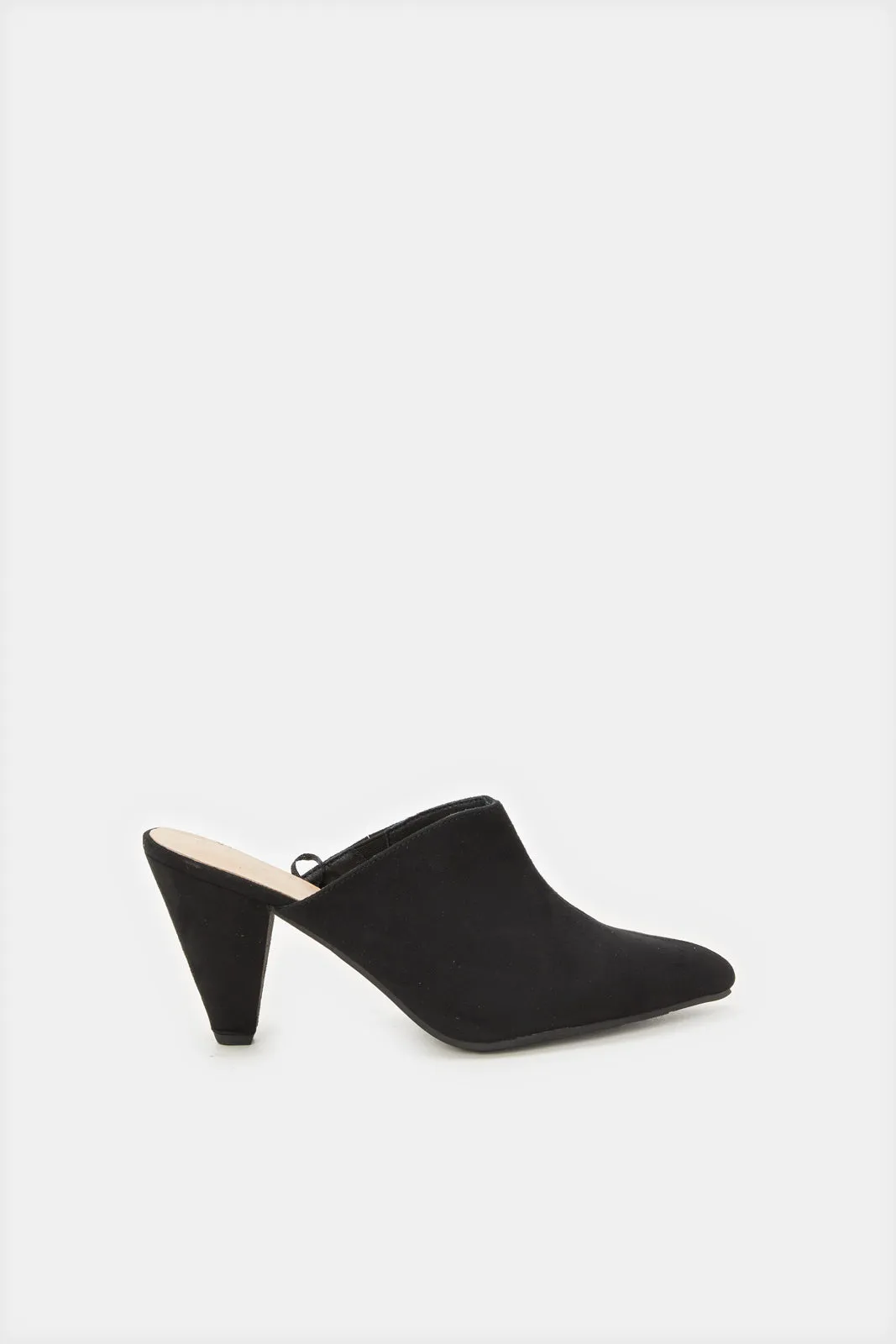 Women Black Patent Mule