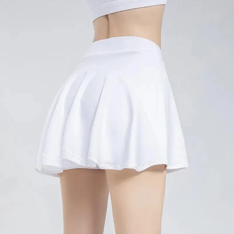 Women Sports Pleated Tennis Skirts