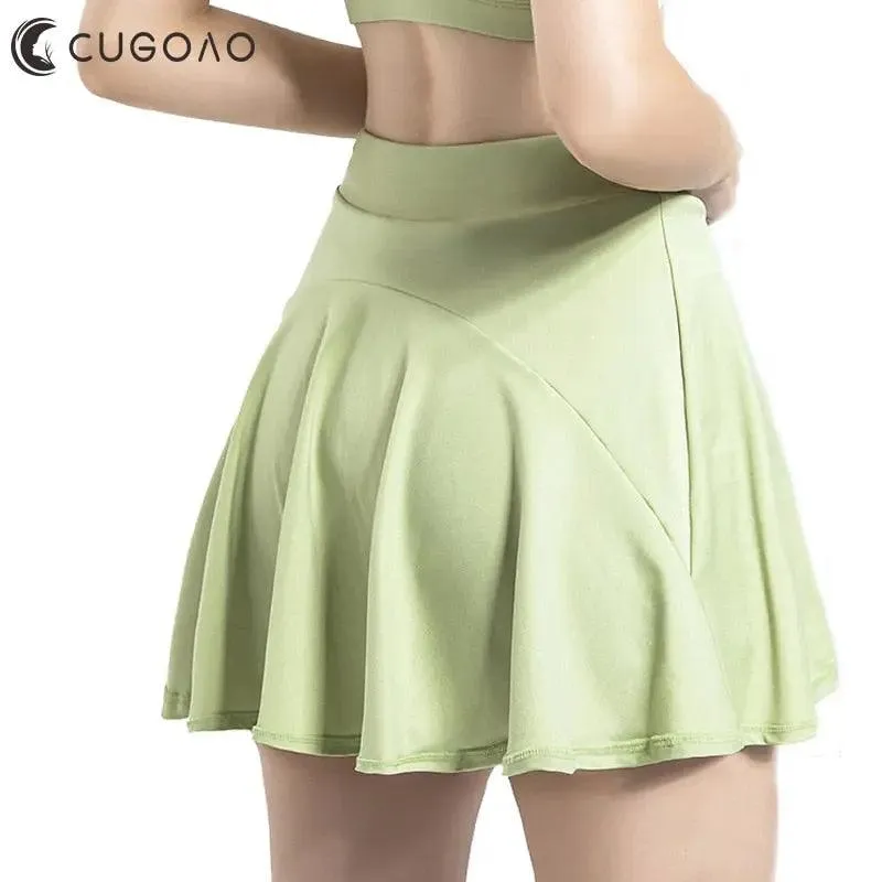 Women Sports Pleated Tennis Skirts