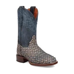 Women's Dan Post Blue Weave Indy Boot