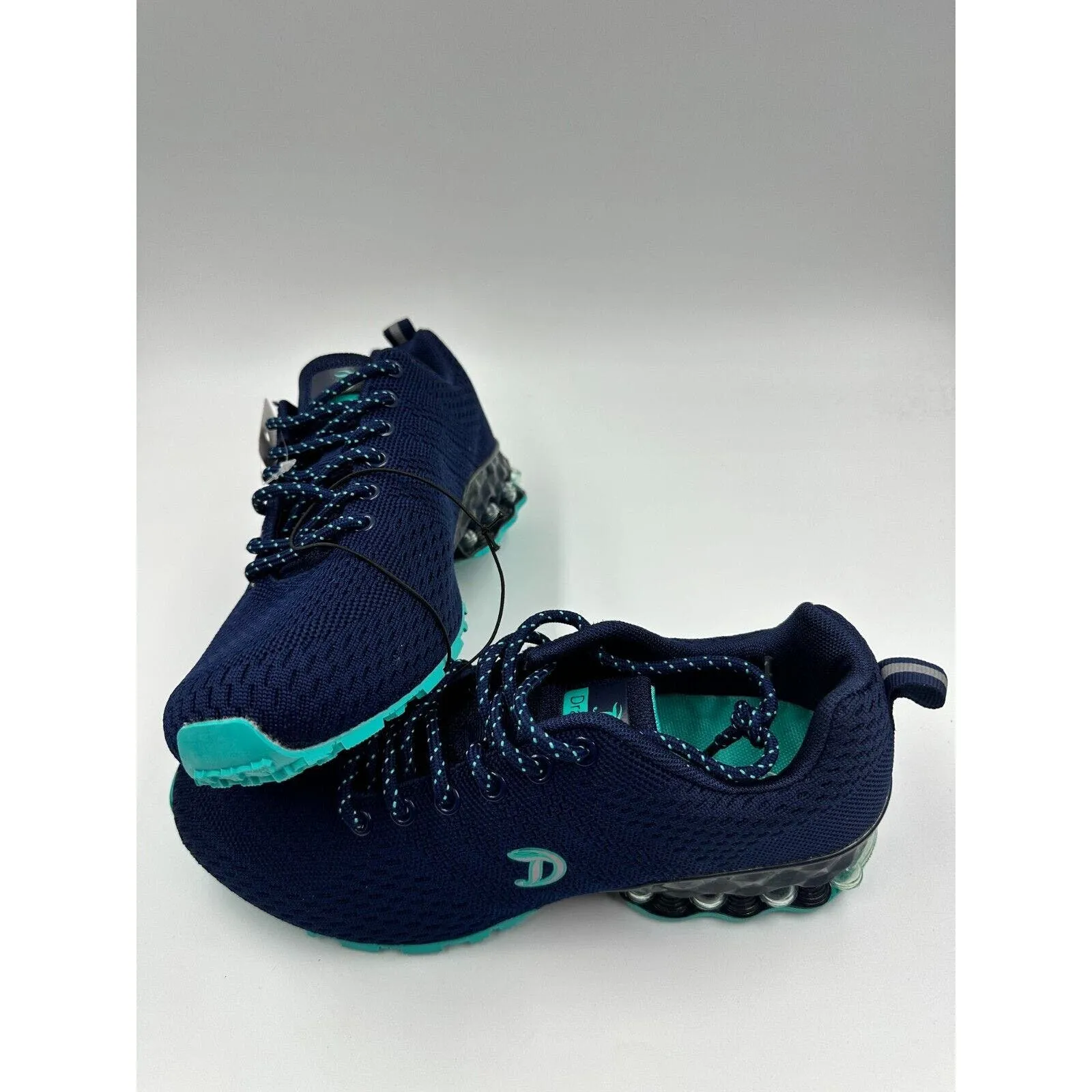 Women's Size 7, Aqua and Blue Sneakers