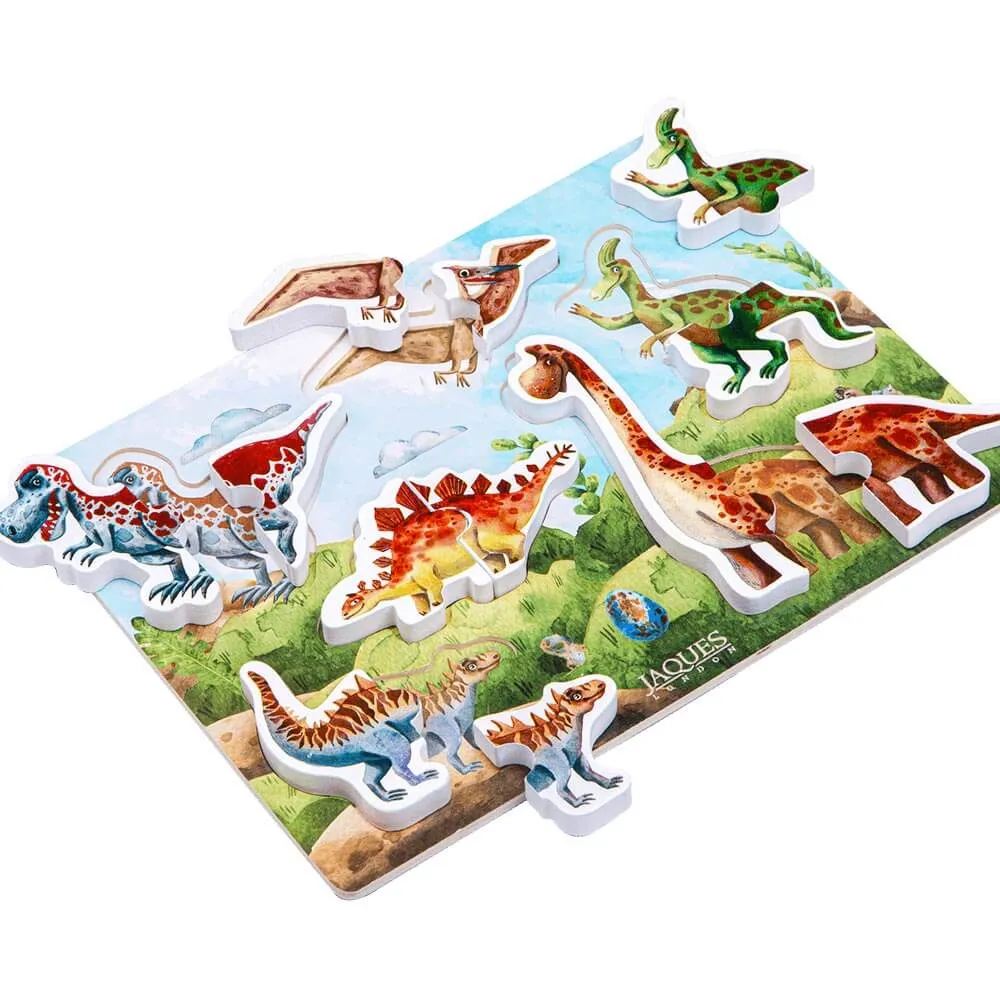 Wooden Dinosaur Puzzle - Kid's Puzzle Board